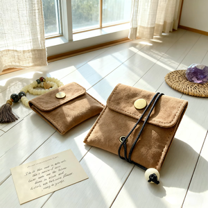 Sac de rangement portable en cuir souple pour bijoux, conteneur haut de gamme pour présentation en gros - Product Image 4