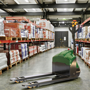 Xe nâng pallet điện hoàn toàn - Nhiều kích cỡ, sử dụng pin Lithium siêu bền cho kho hàng & hậu cần - Product Image 5