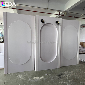 Panel de Bienvenida LEDA con Logotipo Personalizable, Soporte de Acrílico Blanco para Fondo LED, Panel de PVC para Bodas, Eventos, Fiestas y Cumpleaños - Product Image 3