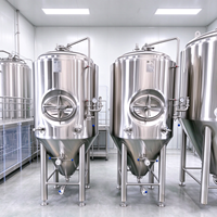 Système de fermentation en acier inoxydable 304/316 500 L, cuve de fermentation pour brasserie artisanale, bar, pub, restaurant