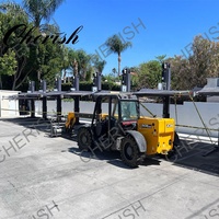 Pont élévateur hydraulique à deux niveaux pour stationnement, capacité 2,3T/2,7T et hauteur de levage >72,8 pouces pour parkings commerciaux