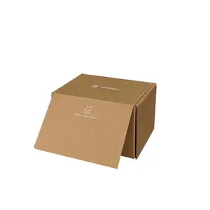 Customize your logo and zise Clothing Zipper Box High-Quality Corrugated Mailer Box Christmas Shipping Corrugated Carton Box