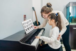 Dry Erase Paper Music Staff Double-Sided Whiteboard <strong>Lapboard</strong> with Musical Notes for Kids and Students - Product Image 2