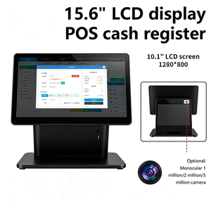 เครื่องบันทึกเงินสดระบบ POS แบบสัมผัสหน้าจอแอนดรอยด์ขนาด 15.6 นิ้ว พร้อมจอแสดงผลสำหรับลูกค้าขนาด 10.1 นิ้ว (อุปกรณ์เสริม) - Product Image 5