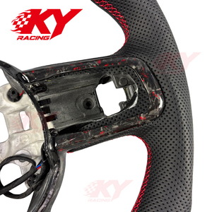 Volante Deportivo Personalizado de Fibra de Carbono Forjado con LED RPM para Jeep Wrangler JL JK Gladiator Renegade Grand Cherokee - Product Image 2