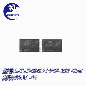 Howl Mt47h64m16nf 25e 1Gb Ddr2 Sdram Memory Chip Fbga84 Qpi Spi Interface pour l'électronique informatique - Product Image 3