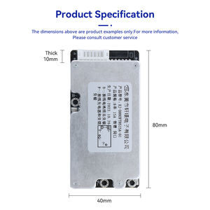 Carte de protection de batterie pour petits appareils électriques XJ BMS avec dissipateur thermique 4s/5s/10s 12v-18v Système énergétique certifié ISO9001 Équilibrage - Product Image 4