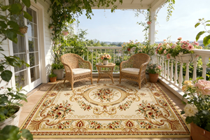 Alfombra tejida rectangular estilo Wilton de venta al por mayor de fábrica para dormitorio y hogar - Product Image 6