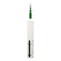 CLEP-25-C de stylo de nettoyage de fibre optique de nettoyeur de connecteur de fibre optique pour SC/ST/FC 2.5mm avec 800 + nettoie le type de poussée