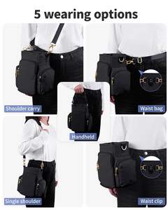 Free sample Custom Factory <b>Dog</b> <b>Treat</b> Bag Drawstring Closure <b>Pouch</b> Include Carabiner Hook Reflective Belt <b>Training</b> <b>Treats</b> <b>Pouch</b> - Product Image 2