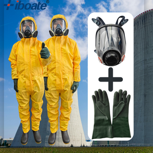 Iboate Fiable Preparación química de baja toxicidad Protección contra el polvo radiactivo <span class=keywords><strong>nuclear</strong></span> Overol Ropa DE SEGURIDAD <span class=keywords><strong>Traje</strong></span> - Product Image 4