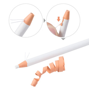 Rollo de lápices de <span class=keywords><strong>cejas</strong></span> blancas, herramienta de belleza de cera, delineador de ojos, delineador de contorno, mapeo, diseño permanente, suministros de maquillaje - Product Image 5