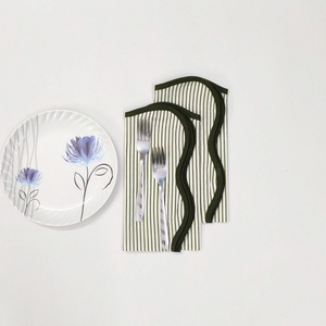 100% Pure <b>Linen</b> Napkins Handmade Embroidered Logo <b>Table</b> Placemat Custom Printed Factory Supported French <b>Cloth</b> Napkin Accessory - Product Image 4