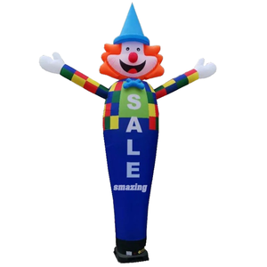 Tube publicitaire <span class=keywords><strong>gonflable</strong></span> Air Man Sky Dancer 8-10ft/5m, étanche, alimenté par USB, thème dessin animé, en tissu Oxford durable - Product Image 1