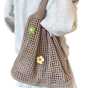 Nouveau sac fourre-tout en tricot à grande capacité tendance automne/hiver pour femmes, sac à bandoulière polyvalent - Product Image 5