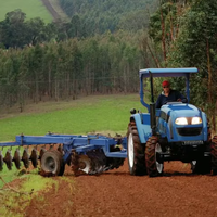 El Mejor Tractor Utilitario TB454 de 45HP 4WD para Nivelación de Terrenos, Gradación y Preparación del Suelo, Trabajos de Labranza