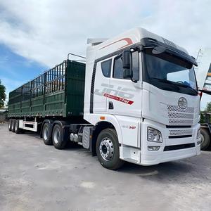 รถบรรทุกหัวลาก FAW JH6 550 แรงม้า 6x4 เกียร์ธรรมดา พร้อมรีทาร์เดอร์ แอร์ รถบรรทุกหนักมือสอง สภาพดี มาตรฐานไอเสียยูโร 3 เครื่องยนต์ Weichai - Product Image 5