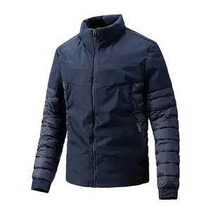 Grosir Pakaian Hangat Pria Pakaian Kerja Termal Mantel Berlapis Katun Tebal Jaket Olahraga Musim Dingin Jaket Luar Ruangan