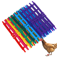 78mm Poulet Perroquet Pigeon Pied Bande Anneau Volaille Jambe Pied Clé Orteil Cheville Accessoire Oiseau Anneau