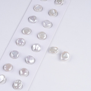 ไข่มุกธรรมชาติสีขาวขายส่ง ขนาด 10-19 มม. หลายขนาด ไข่มุกรีไซเคิลพร้อมอนุภาคแสงสว่างสำหรับทำเครื่องประดับ DIY - Product Image 3