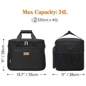 Bolsa <span class=keywords><strong>de</strong></span> mano aislante para el almuerzo, bolso <span class=keywords><strong>de</strong></span> mano con correa para el hombro, para entrega <span class=keywords><strong>de</strong></span> <span class=keywords><strong>comida</strong></span>, Picnic, playa, viaje, <span class=keywords><strong>trabajo</strong></span> escolar - Product Image 5