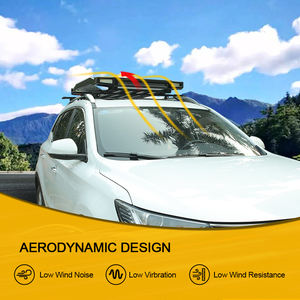 Porte-bagages de toit universel 4x4 en aluminium noir haute capacité pour pick-up - Product Image 2