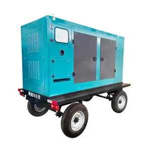 เครื่องกำเนิดไฟฟ้าดีเซล60kva 50kw แบบพ่วงเงียบ