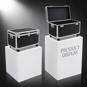 Maßgefertigter Großer Hartschalenkoffer aus Aluminium für Ausrüstung und Instrumente mit vorgeschnittenem, stoßfestem Schaumstoff - Product Image 3