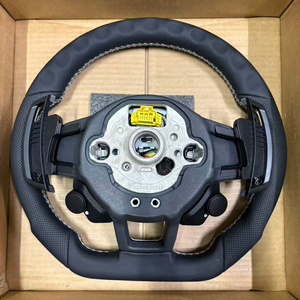 Volant en cuir pour Volkswagen VW <span class=keywords><strong>Golf</strong></span> 5 <span class=keywords><strong>Golf</strong></span> <span class=keywords><strong>6</strong></span> <span class=keywords><strong>Golf</strong></span> 7 7.5 MK6 MK7 R GTI GTE GTD R <span class=keywords><strong>Line</strong></span> Tiguan Passat Jetta Polo Scirocco - Product Image 3