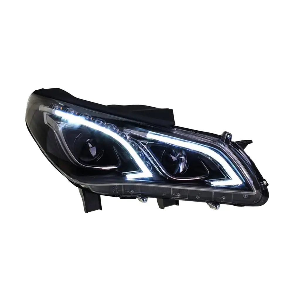 AKD-Kiểu Dáng Xe Cho Hyundai Sonata Chín Đèn Pha 2016-2017 New Sonata LED Đèn Pha DRL Hid Bi Xenon Auto Phụ Kiện