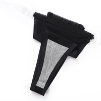 Ropa interior Sexy para mujer, Tanga Invisible con parte trasera en T sin costuras, con correa de TPU transparente
