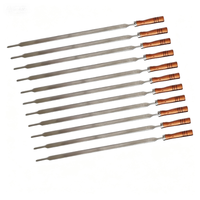 Grill automatique moderne pour kebab et rôtisserie brésilienne, brochettes plates, en acier inoxydable, léger, portable, chariot de camping