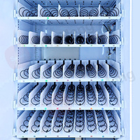 Distributeur automatique de snacks et de boissons en libre-service 24h/24, distributeur automatique commercial combiné avec écran publicitaire