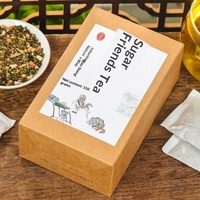 Thé en sachets Chunzitang pour diabétiques, mélange de feuilles de thé vert, soie de maïs, aubépine et graines de cassia, 150g