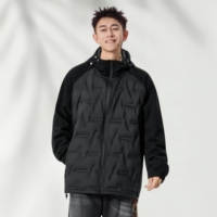 Vente en gros d'usine de vestes en duvet légères pour hommes, nouvelles vestes en duvet pour hommes résistantes au froid, chaudes et élégantes pour l'hiver