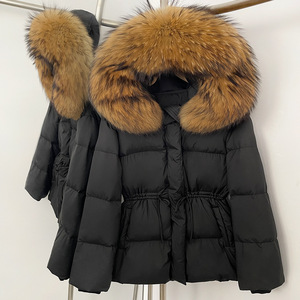 Chaqueta Acolchada Rosa al por Mayor con Peluche, Chaqueta <span class=keywords><strong>de</strong></span> Plumón para Mujer, Piel <span class=keywords><strong>de</strong></span> Visón Natural, Doudoune Fourrure - Product Image 2