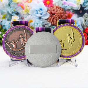 Personalizzare oro argento bronzo coniglio disegno animale Logo ginnastica per bambini ginnastica <span class=keywords><strong>nome</strong></span> medaglia <span class=keywords><strong>con</strong></span> stampa UV - Product Image 4