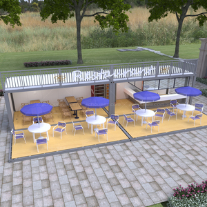 Nhà Bếp Tòa Nhà Biệt Thự Bãi Biển Nhà Bếp Nhà Cao Cấp Lắp Sẵn 40ft Hộp Vận Chuyển Thiết Kế Thanh Lắp Ghép Nhà Hàng Nhà Bếp - Product Image 6