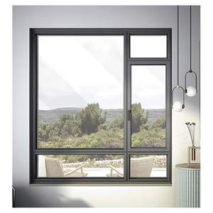 Precio de fábrica Prima Alta capacidad de aislamiento térmico Diseño moderno Marco de aluminio <span class=keywords><strong>Ventanas</strong></span> para exteriores - Product Image 1
