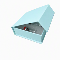 Boîte magnétique personnalisée avec insert en mousse pour flacons, impression de logo personnalisée, boîte en carton blanc, vente en gros