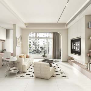 Meuble TV moderne pour salon, unité murale avec étagère intégrée pour systèmes de divertissement, solution d'affichage - Product Image 4