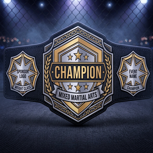 เข็มขัดแชมป์ MMA โลกศิลปะการต่อสู้แบบผสมผสาน  แบบกำหนดเองได้  พร้อมชื่อและตำแหน่งแชมป์  เข็มขัดแชมป์เฮฟวี่เวท  ขนาดสำหรับผู้ใหญ่ - Product Image 2