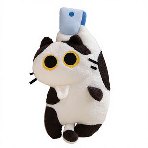 Cuscino Peluche a Forma di Gattino Cartoonesco, Ideale come Regalo per <span class=keywords><strong>Amici</strong></span> - Product Image 1