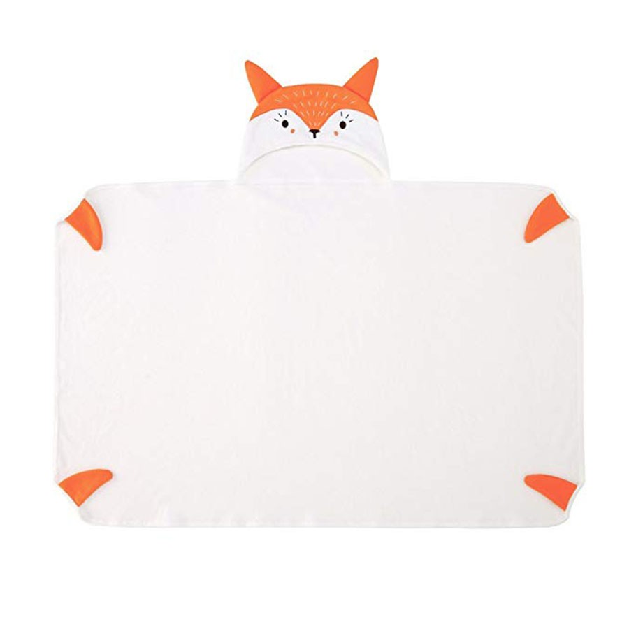 100% махровое хлопковое детское плюшевое банное полотенце Z37 с капюшоном лисы безворсовое детское полотенце с капюшоном с животными
