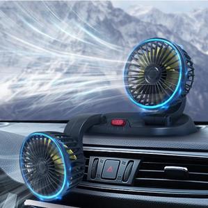 <span class=keywords><strong>Ventilateur</strong></span> de <span class=keywords><strong>voiture</strong></span>, camion, véhicule 12V 24V DC, accessoires intérieurs de <span class=keywords><strong>voiture</strong></span>, <span class=keywords><strong>ventilateur</strong></span> électrique USB à double tête - Product Image 6