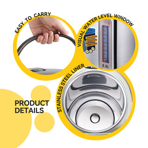 220V eléctrico termo agua aeropuerto Thermopot 5L termo bomba de olla - Product Image 5