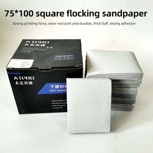 Trockenes Schleifpapier Schleifpapier 75*100MM Hakens ch laufen korn 80/120/180/240/320/400/600 # Schleifpads Blech kleber Metall polier werkzeug - Product Image 5