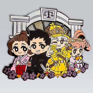 เข็มกลัดโลหะเคลือบลายจูจุตสึไคเซ็น พร้อมโลโก้สั่งทำ ตัวละครอนิเมะญี่ปุ่น งานฝีมือ ผลิตเข็มกลัดอนิเมะสร้างสรรค์ - Product Image 1