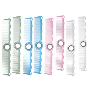 Peine giratorio con dientes roscados <span class=keywords><strong>para</strong></span> peinar, peine portátil <span class=keywords><strong>para</strong></span> cortar y entresacar el cabello, peine de dientes anchos <span class=keywords><strong>para</strong></span> teñir - Product Image 1