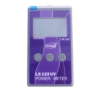 LS123 UV güç ölçer UV radyasyon parlaklık test cihazı 0-40000/cm2